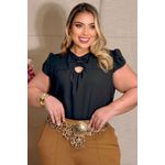 Blusa de Crepe Acetinado 