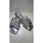 Rasteira Strass Prata