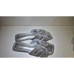 Rasteira Strass Prata