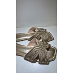 Rasteira Strass Dourada