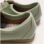 Sapatenis Verde Menta Zíper e Cadarço