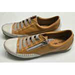 Sapatenis Amarelo Deserto Off White Elástico e Zíper Copia