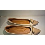 Sapatilha Branca Bico Creme