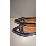 Sapatilha Prata Nó Entrelaça