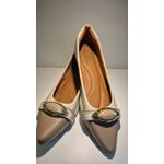Sapatilha Branca Bico Creme