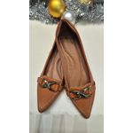 Sapatilha Marrom Fivela Infinito