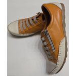 Sapatenis Amarelo Deserto Off White Elástico e Zíper Copia