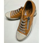 Sapatenis Amarelo Deserto Off White Elástico e Zíper Copia