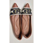 Sapatilha Marrom com Corrente