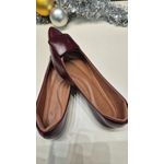 Sapatilha Vinho Fivela Quadrada