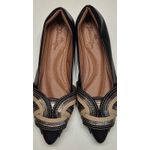 Sapatilha Preta Entrelaçada