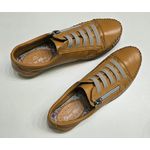 Sapatenis Amarelo Deserto Elástico e Zíper 