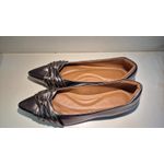 Sapatilha Prata Nó Entrelaça