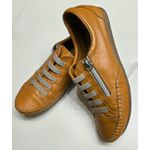 Sapatenis Amarelo Deserto Elástico e Zíper 