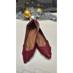 Sapatilha Marsala Entrelaçada 
