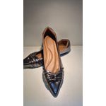 Sapatilha Prata Nó Entrelaça