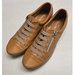 Sapatenis Amarelo Deserto Elástico e Zíper 