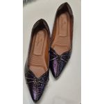 Sapatilha Roxa Brilhante