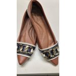 Sapatilha Marrom com Corrente