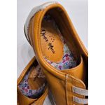 Sapatenis Amarelo Deserto Off White Elástico e Zíper Copia