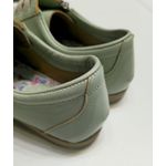 Sapatenis Verde Menta Zíper e Cadarço