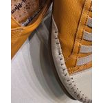 Sapatenis Amarelo Deserto Off White Elástico e Zíper Copia