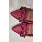 Sapatilha Vermelha Fivela