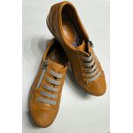 Sapatenis Amarelo Deserto Elástico e Zíper 