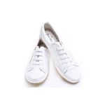 Sapatenis Branco Zíper e Elástico