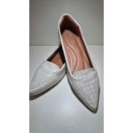 Sapatilha Dona Moça Branco Cracolado