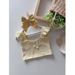 Cropped Primavera Amarelo