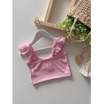 Cropped Primavera Rosa