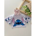 T-shirt Cropped Stitch Branco
