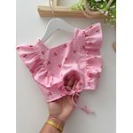 Cropped Cerejinha Rosa