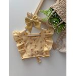 Cropped Cerejinha Amarelo