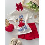 T-shirt Margarida Vermelho