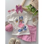 T-shirt Margarida Rosa