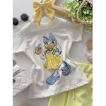 T-shirt Margarida Amarelo