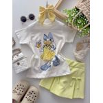 T-shirt Margarida Amarelo