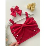 Cropped Alessandra Vermelho