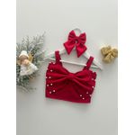 Cropped Alessandra Vermelho