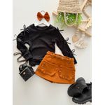 Blusa Ana Laura Preta 