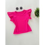 Blusa Canelada Rosa Neaon