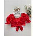 Cropped Carol Vermelho 