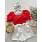 Cropped Carol Vermelho 