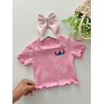 Blusa Stitch Rosa