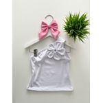 Blusa Flor Branca 