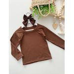 Blusa Laís Marrom 