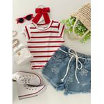 Blusa Mary Listra Vermelha 
