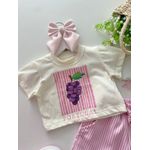 T-shirt Cropped Uva 